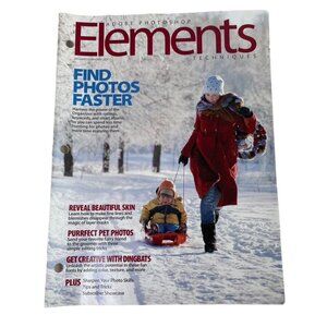Adobe Photoshop Elements Techniques Magazine u Jan Feb 2011 Vol 8 No 1 Find Phot